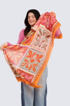 Happy flower - oranssi