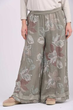 Josefiina pellavahousu - nutria