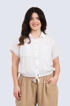 Katja kesäjakku - valkoinen