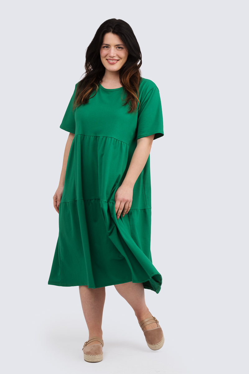 London dress - vihreä