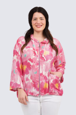 Maikku hupputakki - pinkki