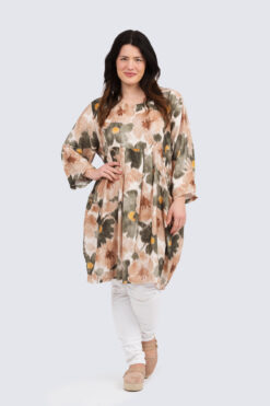 Maikku mekko - nutria/oliivi