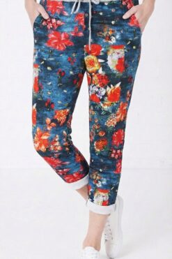 Marja kukkahousut - XXL