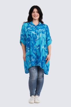 Maili pitkä paitis -turkoosi