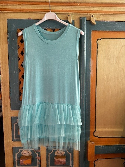 Tyllihelmatoppi - vaalea turkoosi