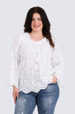 Cream flower - valkoinen