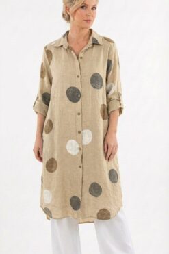 Pallo pellavatunika- beige