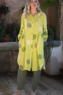 Pallo pellavatunika- pistaasi