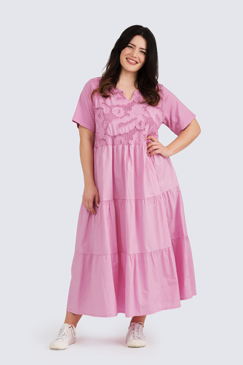 Felina mekko Lyhythiha- purkkapinkki - Image 2