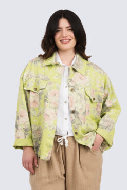 Anna ruusutakki- pistaasi