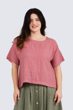 Penelope pellavapusero - vanha roosa