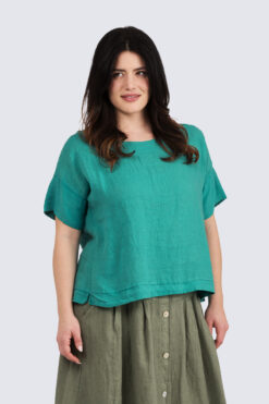 Penelope pellavapusero - jaden vihreä