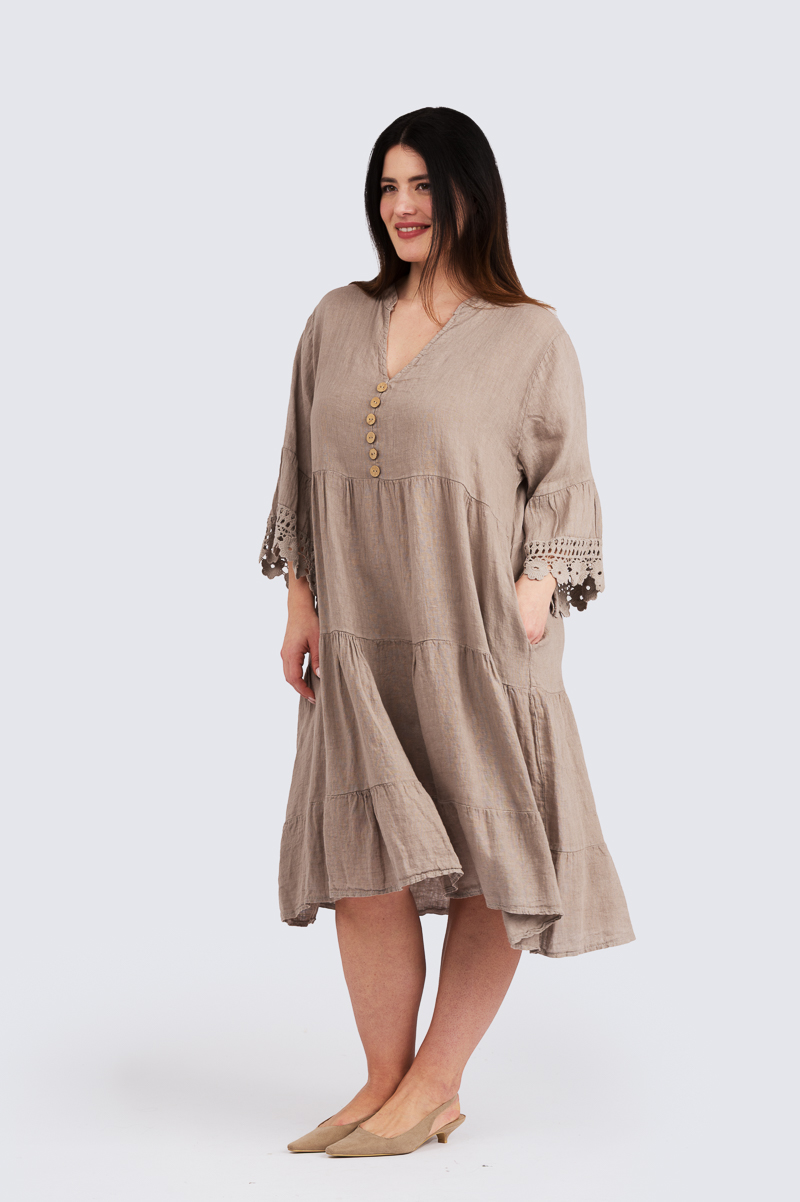 Alba pellavamekko - nutria - Image 3