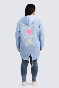 Be happy takki - vaaleansininen