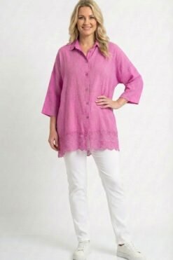 Elina pitsihelma - pinkki