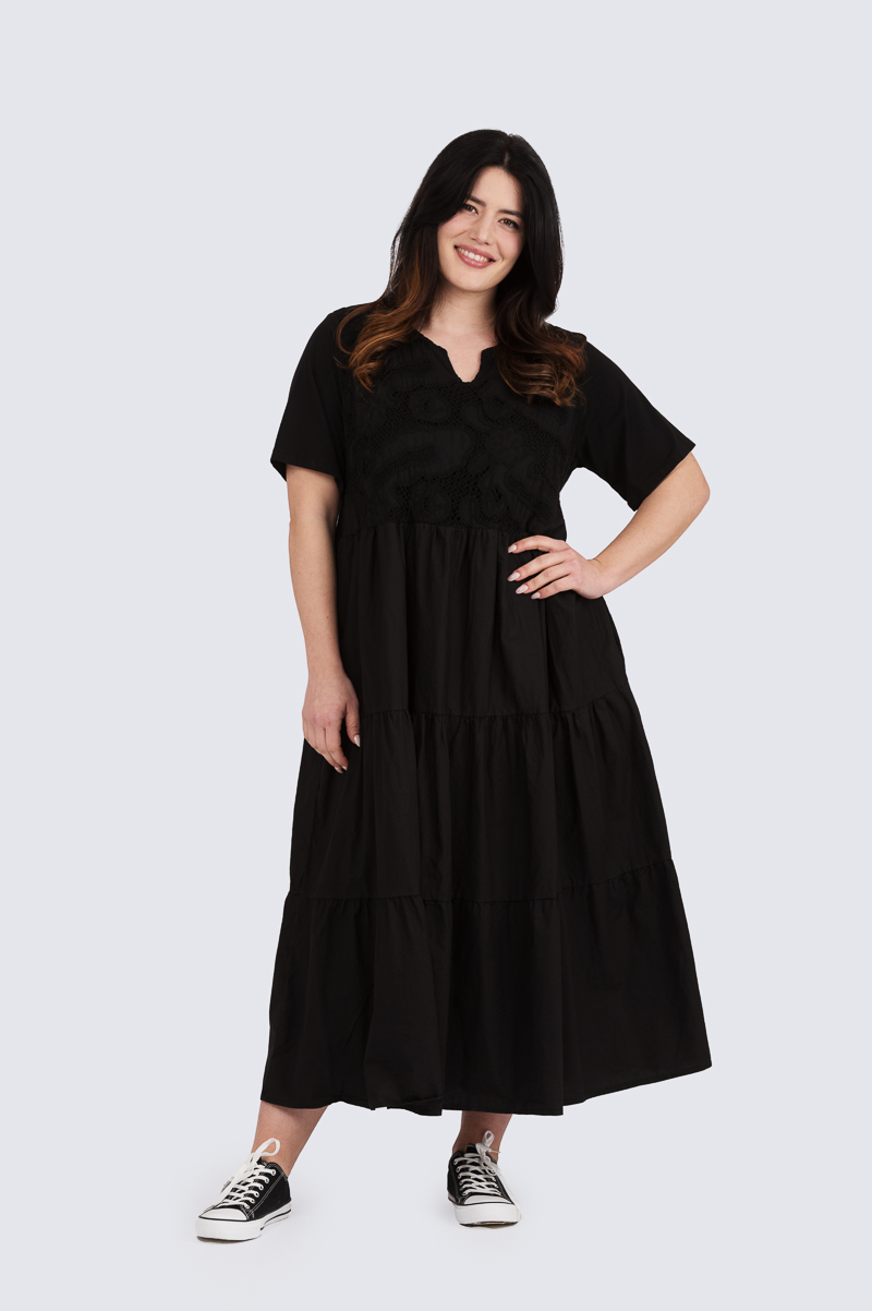 Felina mekko Lyhythiha- musta