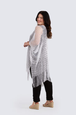 Heidi  Hapsucardigan - valkoinen