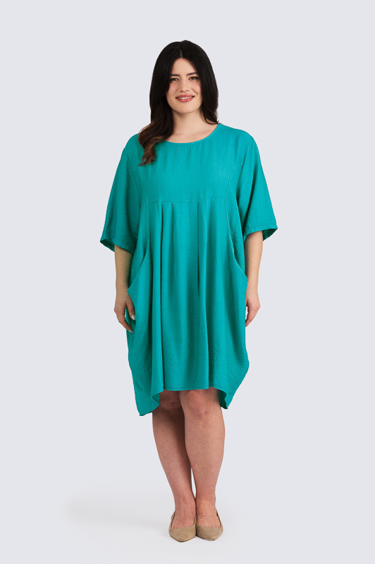 Clarissa mekko - jaden vihreä