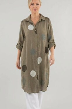 Pallo pellavatunika- nutria