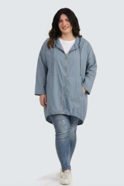 Takki yksivärinen - siniharmaa