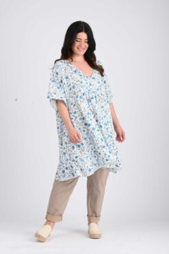 3XL tunika -sininen