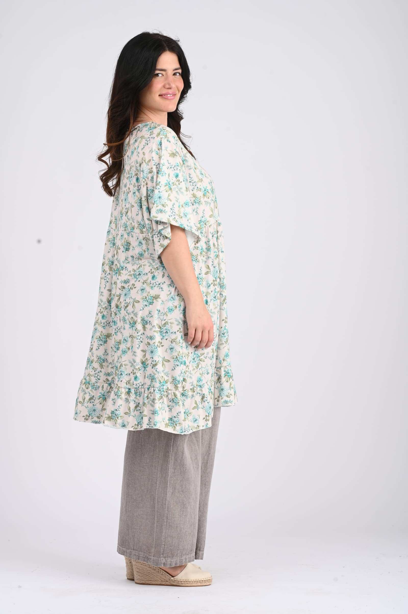 3XL tunika -vaalea turkoosi - Image 2