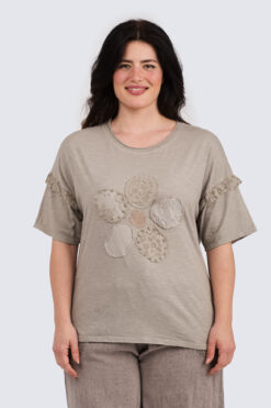 Pauliina t-paita - nutria