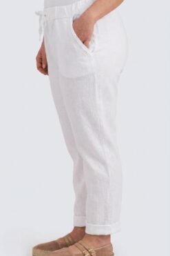 Riina Stretch-housut - Valkoinen