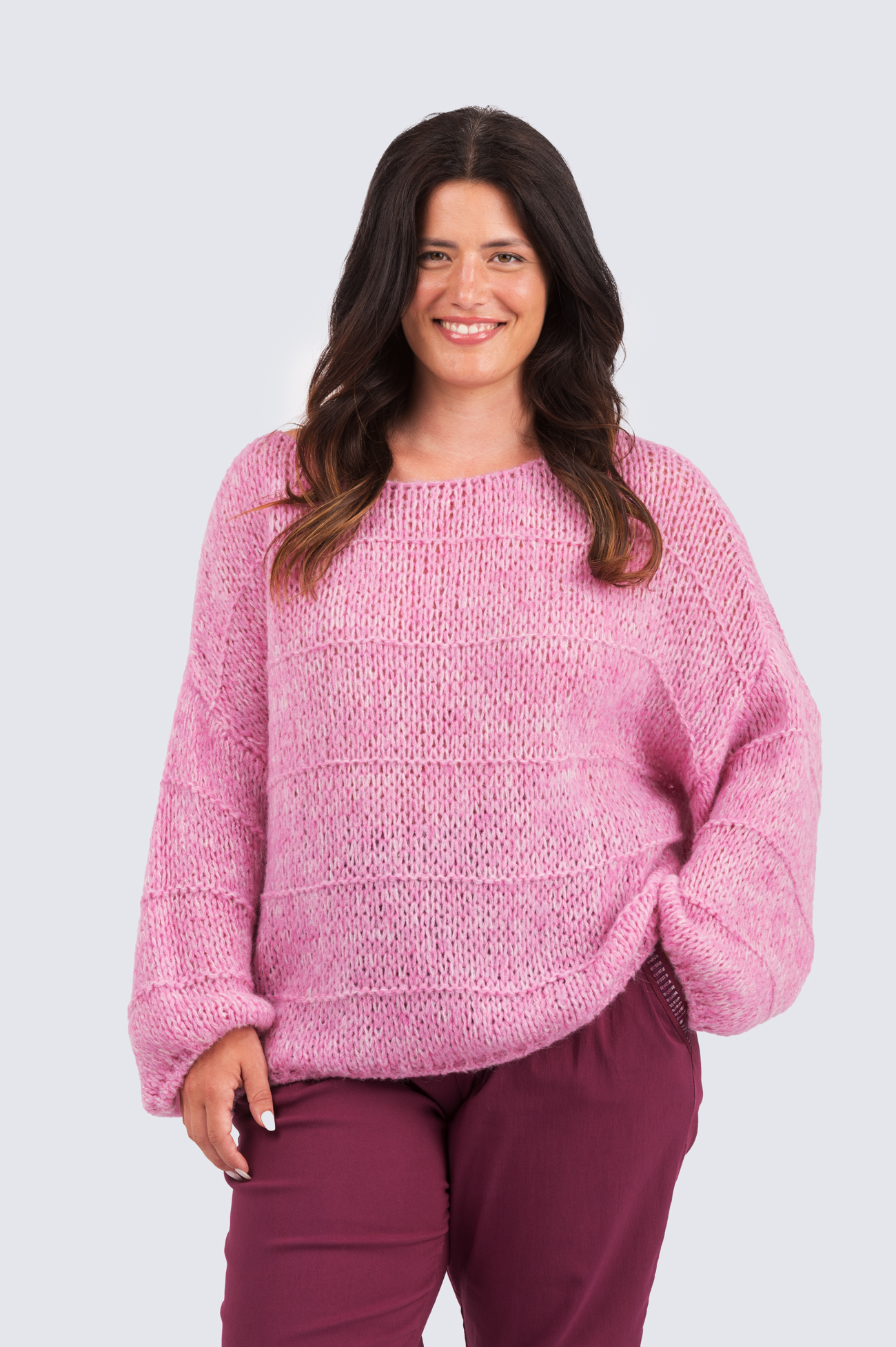 Angelina neule - pinkki