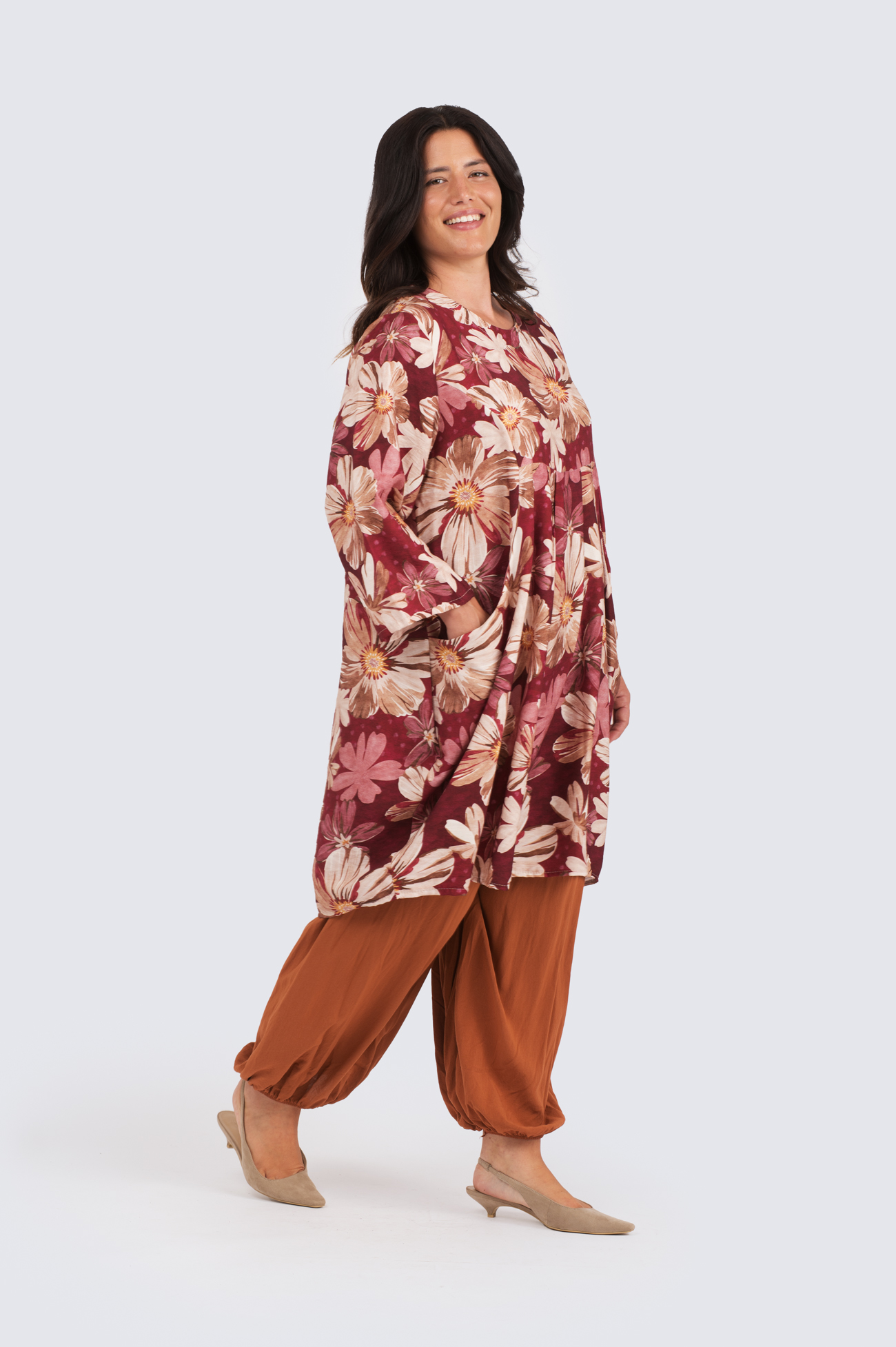 Morena mekko - viinin punainen - Image 2