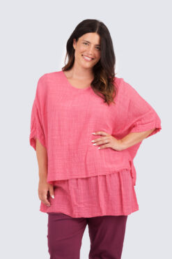 Elisa Tunika - korallin pinkki