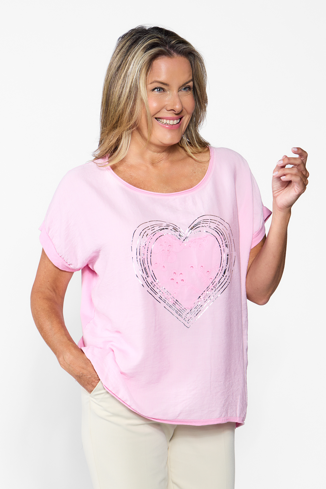 Cuore trikoopusero- vaaleanpunainen - Image 2