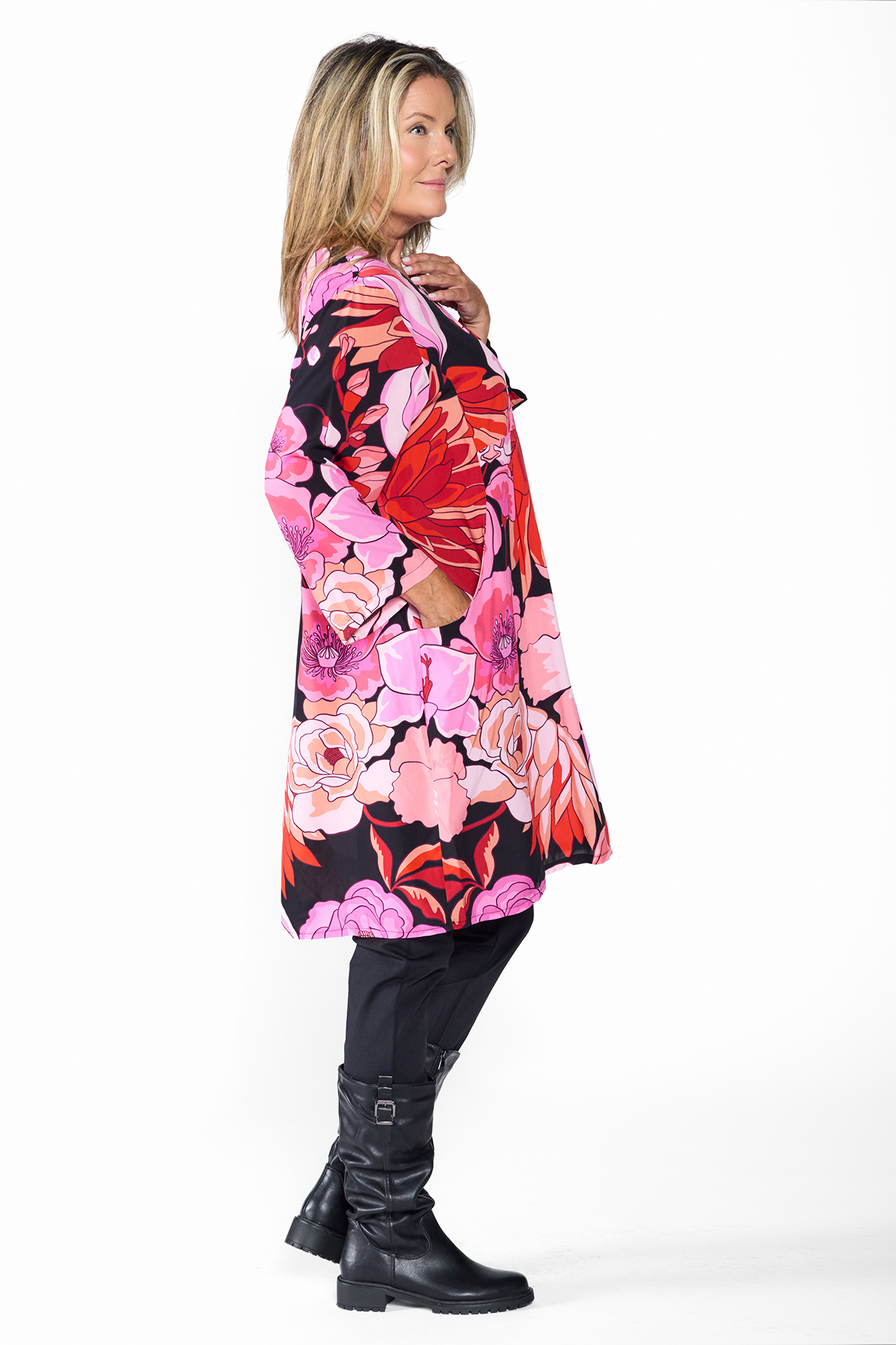 Allegra mekko - pinkki - Image 3