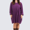 Clarissa samettimekko - violetti - Image 4