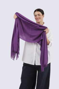 Klassinen huivi - violetti