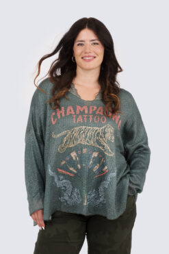 Hanna harsomainen neulos- Champion