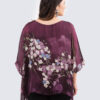 Silk poncho - sakura- luumu - Image 4