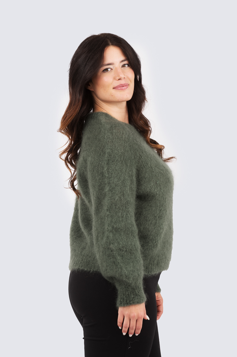 Beatrice kidmohair neule-vihreä - Image 2