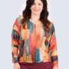 Carmela print neule - Ruska