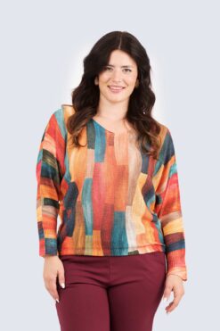 Carmela print neule - Ruska